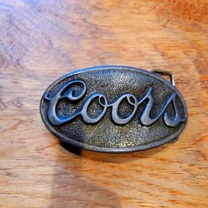 Coors belt buckle